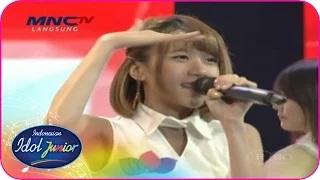 CHERRYBELLE - DIAM DIAM SUKA (Cherrybelle) - Spektakuler Show 9 - Indonesian Idol Junior