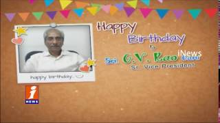 iNews Team Birthday Wishes To Vice Chairman GV Rao | iNews