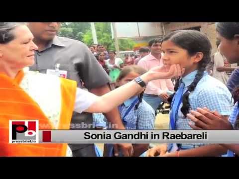 Sonia Gandhi visits Raebareli, launches welfare projects, interacts with people