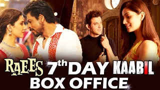 RAEES Vs KAABIL - 7th DAY BOX OFFICE COLLECTION - Early Trends - GOOD HOLD