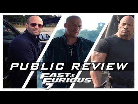 'Furious 7' Public REVIEW | Vin Diesel, Jason Statham | | LehrenTV