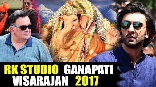 RK Studio Ganpati Visarjan 2017 - FULL HD Video - Ranbir Kapoor, Rishi Kapoor