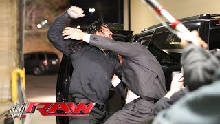 Roman Reigns halts The Authority's escape: Raw, March 21, 2016