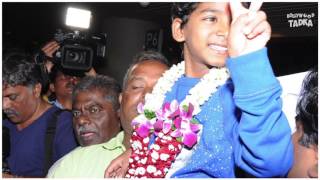 Sunny Pawar returns home from Oscars and gets a grand reception!