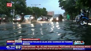 Banjir Rendam Jalan Protokol di Jakarta