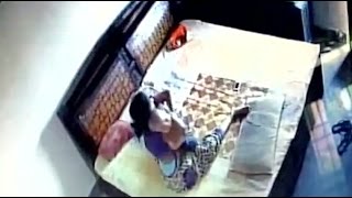 Caught on camera- Watch Bareilly woman beating her child