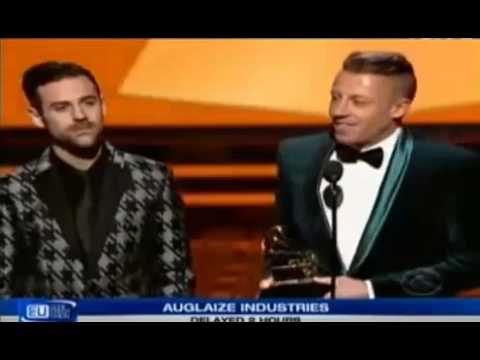 Grammy Awards 2014 Full Show - Macklemore Ryan lewis Best New Artist award Grammy's 2014