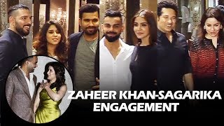 Zaheer Khan & Sagarika Ghatge ENGAGEMENT - FULL HD Video - Virat, Anushka, Yuvraj, Sachin, Rohit