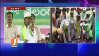 CM KCR Speech | Haritha Haram 3rd Phase Starts | Karimnagar | iNews