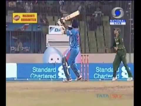 Sachin Tendulkar's - LAST SIXER OF HIS CAREER - Cricket Classic Video