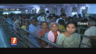 Ratha Saptami | Huge Rush Of Devotees At Arasavalli Suryanarayana Temple | Srikakulam | iNews