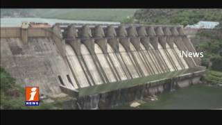 Srisailam Dam Filled Up With Heavy Flood Water | iNews