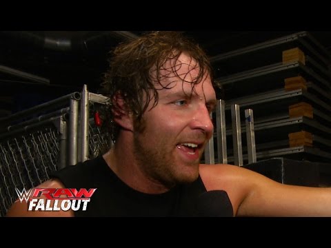 Dean Ambrose forgives Dolph Ziggler - Raw Fallout, April 27, 2015 - WWE Wrestling Video