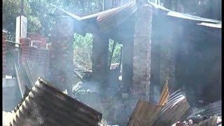 गोदाम में लगी आग, जान बचाकर भागे लोग