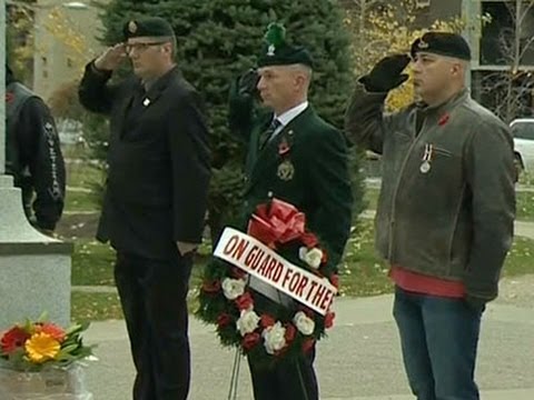 Raw- Vigils for Fallen Soldier Across Canada News Video