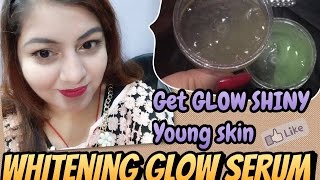 Skin Whitening Glow Serum - Get GLOWY & SHINY SKIN NATURALLY | DIY Anti Aging Glow Serum