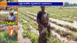 Heavy Rains Destroyed Groundnut and Cotton Crops in Vempalli Losses To Farmers | iNews