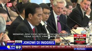 Jokowi Temui Sejumlah Lembaga Keuangan di London