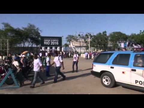 Raw- Workers at Brazil Olympic Park on Strike News Video