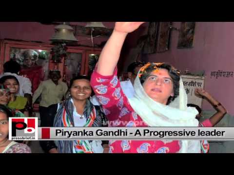 Priyanka Gandhi Vadra-Charismatic, energetic and progressive leader with innovative ideas