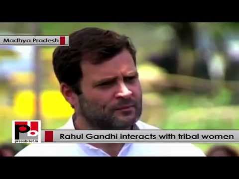 Rahul Gandhi to tribal women - You shouldn't be afraid of anybody