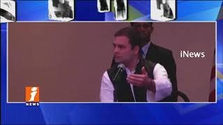 Congress Vice President Rahul Gandhi Speech On NRI's In New York | USA | iNews