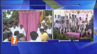 Minister KTR Speech after Lays Foundation Stone For Double Bedrooms at Gandimaisamma Area | iNews