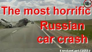 The Most Horrific Russian Car Crash 18+