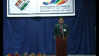 National Voters' Day 2015, Aizawl, Mizoram