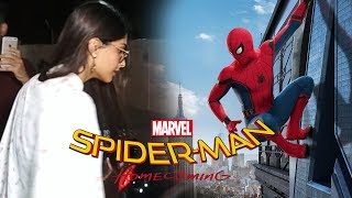 Sonam Kapoor WATCHES Spider Man Homecoming At Juhu PVR
