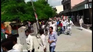 प्रदर्शन में कांग्रेसियों ने लगाया पाकिस्तान जिंदाबाद का नारा