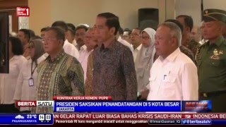Presiden Jokowi Saksikan Penandatanganan 644 Proyek Kemen PUPR