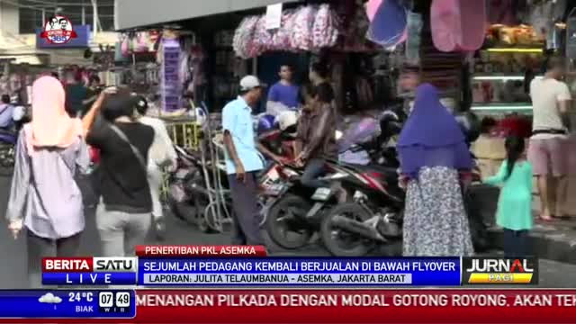 PKL Asemka Direlokasi ke Berbagai Pasar Tradisional di Jakarta