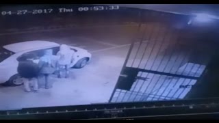 कलानौर थाने के पास कार लूटने का प्रयास, CCTV में कैद हुए लुटेरे