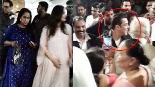 (Video) Salman Khan With Family ATTENDS Friends Wedding