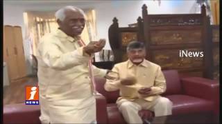 Central Minister Dattatreya Meets Chandrababu at Lake View Guest House | HYD | iNews