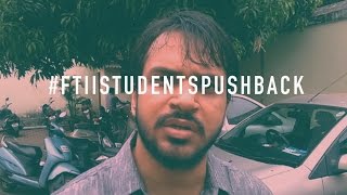 FTII students pushback- Kislay