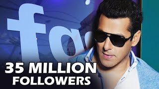 Salman CROSSES 35 Million Followers On Facebook - Beats Shahrukh Khan