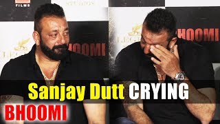 Sanjay Dutt CRYING On Stage On Daughter Audio Message - Bhoomi Trailer Launch