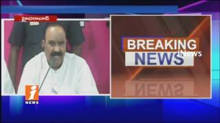 Home minister Nayani Narasimha Reddy Speaks To Media Over Dharna Chowk Shifting Issue | iNews