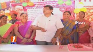 MLA Jalagam Venkat Rao Celebrates CM KCR Birthday At Kothagudem | Telangana | iNews