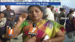 Face to Face With TDP MLA Anitha Over YCP MLAs Behaviour At Assembly Media Point | iNews
