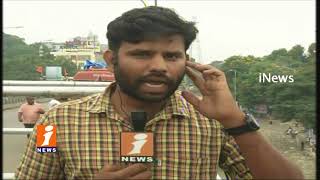 Vinayaka Nimajjanam Continue Peacefully | Live Updates From Telugu Talli Flyover | Hyderabad | iNews
