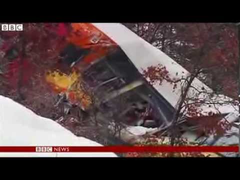 French Alps Rock derails Nice to Digne les Bains train News Video
