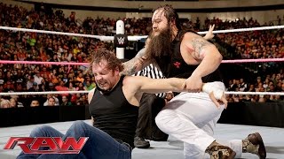 Roman Reigns, Dean Ambrose & Seth Rollins vs. The Wyatt Family: WWE Raw, October 19, 2015