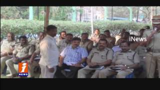 Sri Mallikarjuna Swamy Brahmotsavam Starts In Srisailam | Police Security | Kurnool | iNews