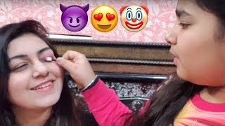 My 9 Year Old Niece Does My Makeup! | JSuper Kaur
