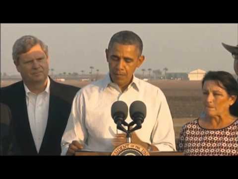 Obama Visits Calif. to Talk About Drought News Video