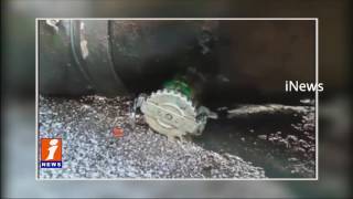Diesel Tank Separated From Running RTC Bus at Begumpet | Hyderabad | iNews