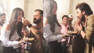 Ranbir & Katrina Celebrates Make-Up Man's Birthday